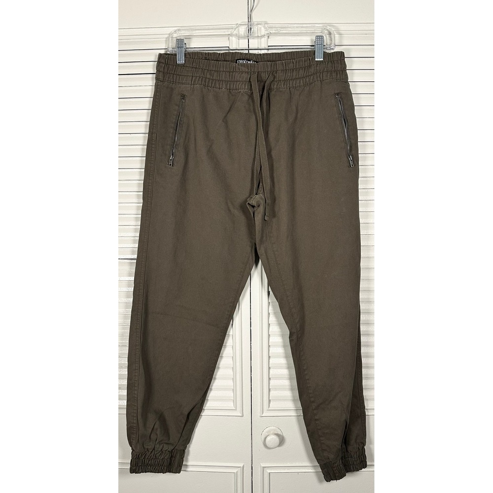 Streetwear Society Green Pull On Drawstring Jogger Pant Size L‎